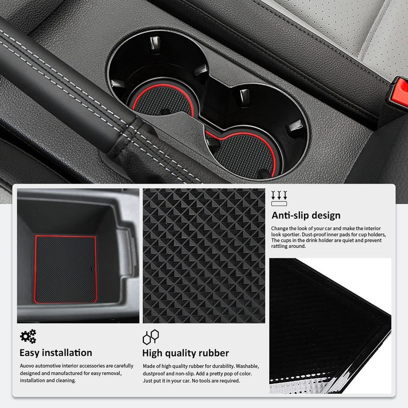 Auovo Protector Mats for Volkswagen Jetta Accessories 2013-2018 Custom Fit