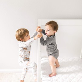 2 Pack Crib Mattress Protector Pad (Mom's Choice Award Winner) by Margaux & May - Waterproof - Noiseless - Dryer Friendly - Deluxe Bamboo Rayon - Fitted, Quilted 52 x 28 x 9 inch