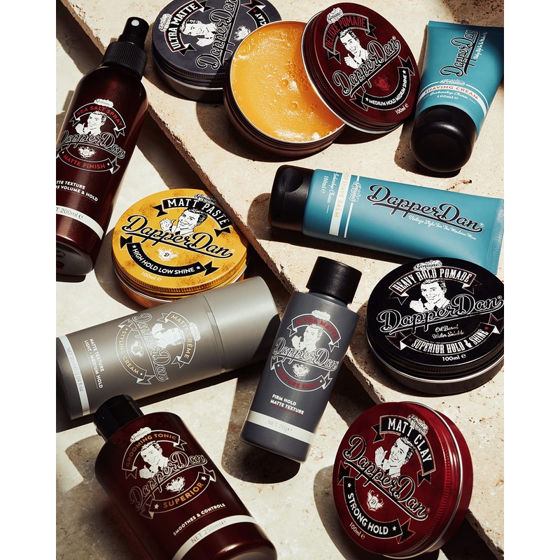 Dapper Dan Heavy Hold Pomade, Mens Hair Styling Product, 1