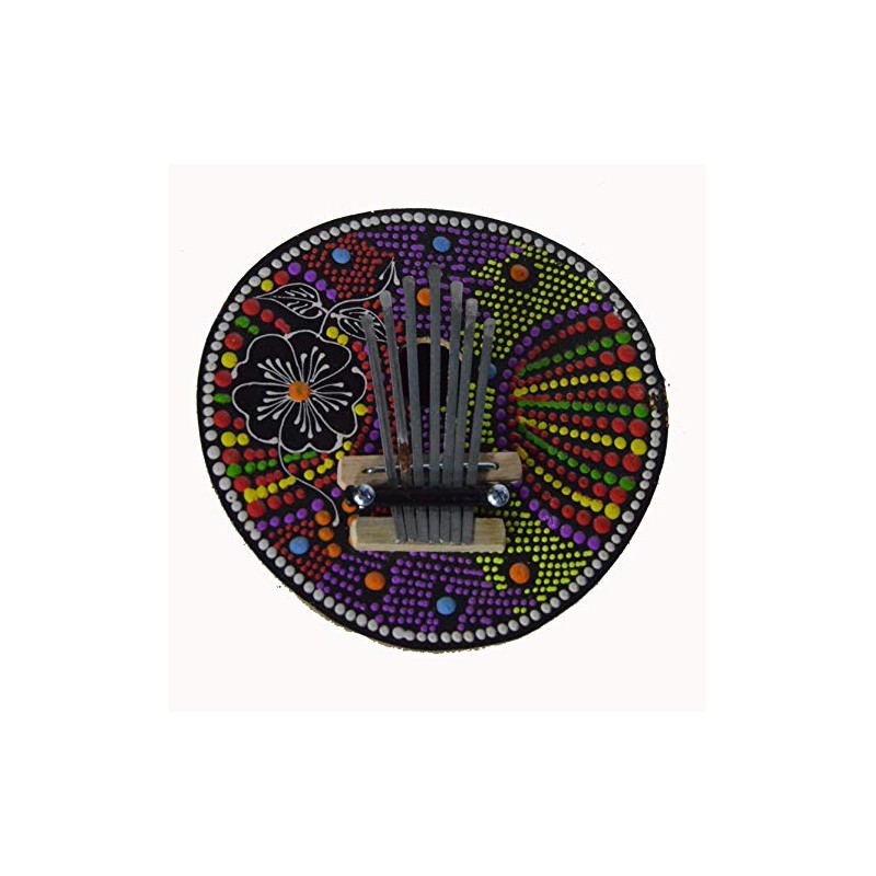 Kalimba Thumb Piano Mbira 7 keys Coconut Shell Musical Instrument