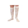Lymphedivas Darling Tan Medical Graduated Compression Sock Pair 30-40mmHg (Short