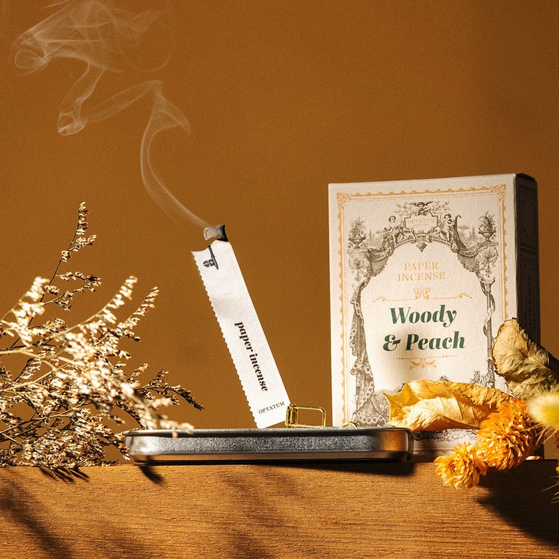 Optaum Paper Incense (48 servings), Lime &amp; Lemongrass / 옵타움