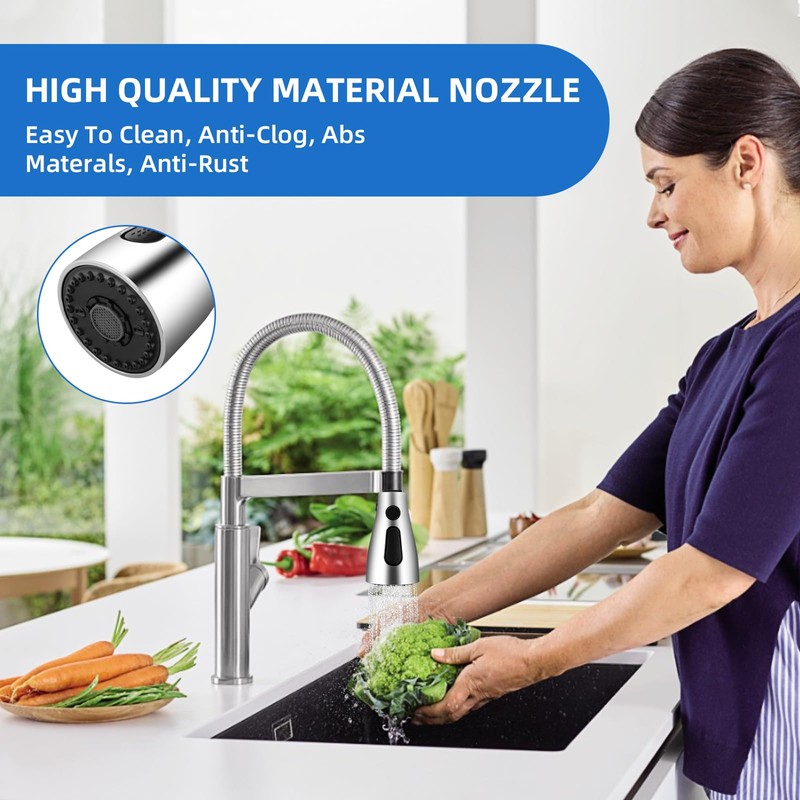 Kitchen Faucet Sprayer Head Nozzle,3 Function Modes,Pull Down Kitchen Sink