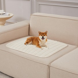 Meider Sofa Armrest Cover Couch Arm Cover Armchair Covers, 2pcs 22x26 inch Anti-Slip Couch Arm Protectors Sofa Arm Covers (Cream White)