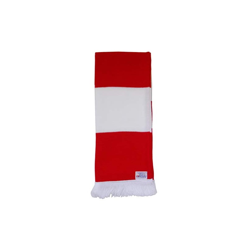 Arsenal Fans Red and White Traditional Bar Scarf