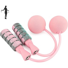 Jump Rope, Training Ropeless Skipping Rope for Fitness, Adjustable Weighted Cordless Jump Rope for Men Women Kids - Color: C-Pink