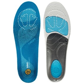 Sidas 3Feet High Arch Insoles, Blue, 39-41 EU, 6-7 UK, Manufacture Size: M