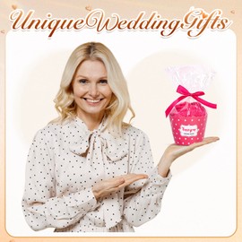HAPPYPOP Mother of the Bride Gifts - Wedding Gifts for Mom of the Bride, Wedding Socks for Mother in Law Pink