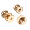 sourcing map 24pcs 0.3" x 0.32" Mini Round Knobs, Small