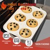 Jumbo Muffin Pan, Metal Reinforced Frame 3.5 inch Large Silicone