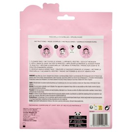 Oh K! Bubble Sheet Mask - Grapefruit - Korean Face Mask Sheet - Facial Skin Care Products - Clean Korean Skincare - Hydrating Face Sheets - 1 Pc