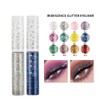 HANDAIYAN 12pcs 5g Liquid Glitter Eyeshadow Waterproof Beauty Makeup Tool