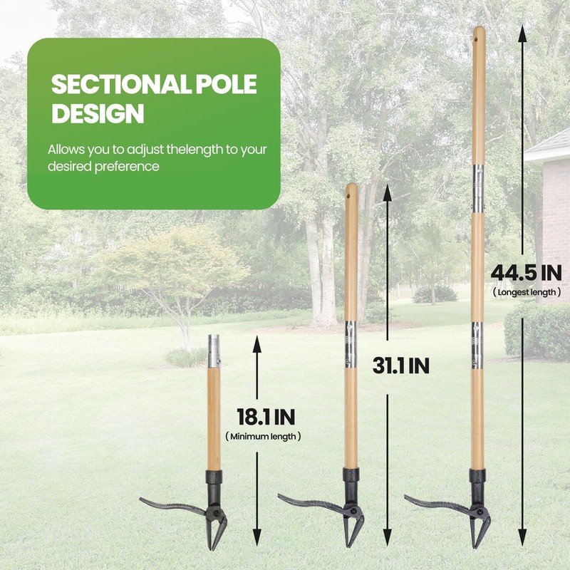 Rlipily Weed Puller Tool Stand Up Weed Puller Tool with