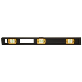 Johnson Level & Tool 3718 Professional Aluminum Level, 18", Black, 1 Level,Yellow