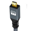 Twozoh Micro HDMI Macho to Hembra Cable Adapter, Micro HDMI