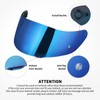 JQF Gear - Protector facial de repuesto para casco AGV