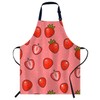 Smooffly Strawberry Apron with Slices - Chefs Apron for Men