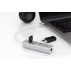 Digitus DA-70253 USB 2.0 100Mbit/s Aluminium interface hub - Digitus