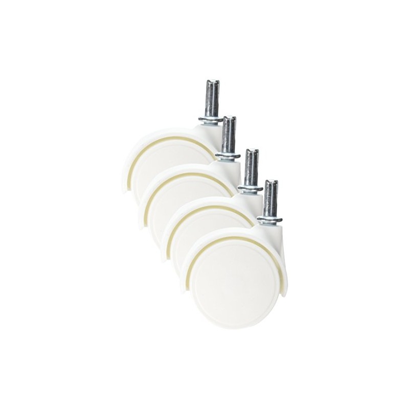 Iris Ohyama HGC-4 Long Chest Dedicated Caster Set, White