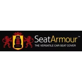 Seat Armour 1 - Seat Armour Seat Protector Cover/Towel with SRT HellCat Logo - Black