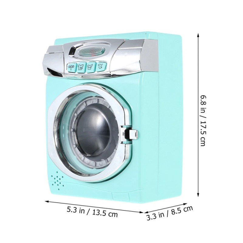 None Simulated Washing Machine Toy Kids Washer Dryer Playset Washer
