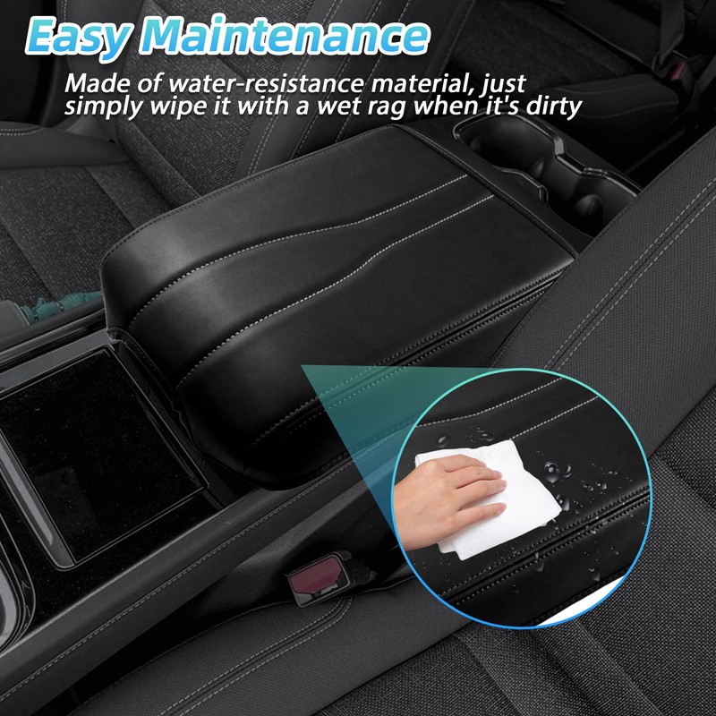 Sinminou Center Console Armrest Cover Compatible with2024-2025 Chevy Traverse/2024-2025 GMC