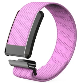 synwee Replacement Wristband for Whoop 4.0 - Breathable Recycled Polyamide Band & U-Shaped Metal Frame& FitnessTracker Accessories (Pink)
