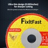 FIXLTFAST 1-1/2 Cut Off Wheels,1.5" x 1/8" Fiberglass Reinforced Metal