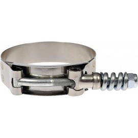 KarParts360 For Ford Excursion 2003 2004 2005 Intercooler Hose Clamp | Stainless Steel | Spring Loaded Clamp Design 3 inches Maximum Diameter | Lock Nut Type | Replacement For 3C3Z6K786CA, 5C3Z6K786AA