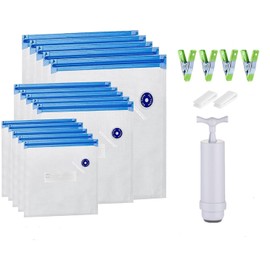 ORIAPT Reusable Sous Vide Bags Vacuum Storage sealed Bags BPA-free for Food Storage and Sous Vide Cooking 3 sizes 15 bags