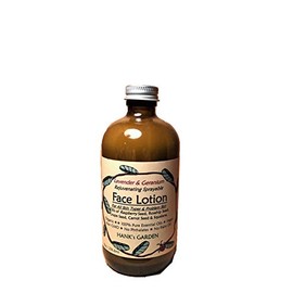 FACE LOTION SPRAY - All Skin & Problem Skin - REJUVENATING - Lavender & Geranium Essential Oils - Organic - Biodegradable - Vegan - Gluten Free - Non GMO - Cruelty Free (8 oz / 236.6 ml Refill)