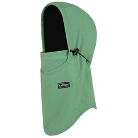 BLACKSTRAP Team Hood Dual Layer Adjustable Balaclava Ski Mask, Over or Under Helmet Compatible, Adult Unisex, One Size Fits All, [Basil]