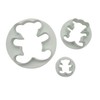 Teddy Bear Fondant Cutter Set - 3 Sizes - Sugarcraft