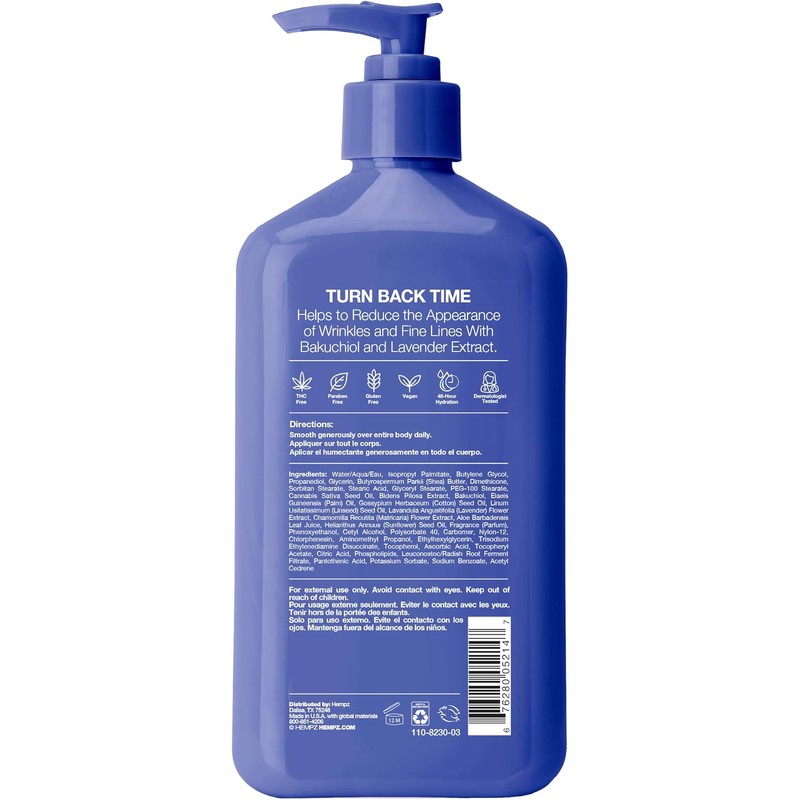 Hempz- Loción corporal - Crema hidratante diaria de edición limitada