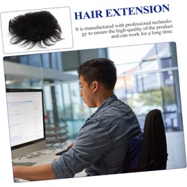 Tupé Para Hombres Clip Postizo De Cabello Natural Tapa Calva Invisible Extensiones De Pelo Recto Para Pérdida De Cabello Seguro y Realista