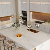 WYIXHOOG Mid-Century Modern Chandelier 6-Light Linear Pendant Light with Globe