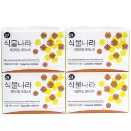 식물나라 캐모마일 모이스처 세수 비누 90g 4입 RAM Plant Kingdom Chamomile Moisture Cleansing Soap 90g 4ea RAM