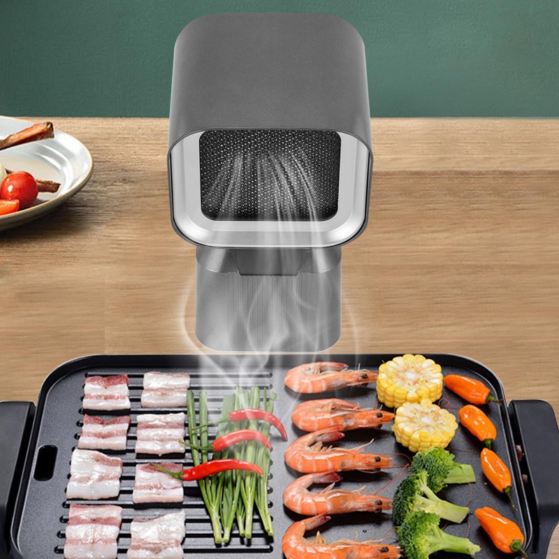 110V 12W Portable Range Hood, Retractable Desktop Range Hood with