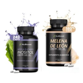 Suplemento en cápsula Nuboost Suplementos Inositol de Myo & D-Chiro Inositol x 100g