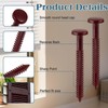 30Pcs 3 Inch Vinyl Shutter Fasteners, Window Shutter Panel Pegs