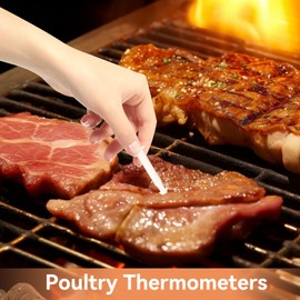 20PCS Turkey Timer, Poultry Roasted Chicken Meat Thermometer Cooking Thermometer for Oven Cooking Poultry Turkey Chicken Meat Beef