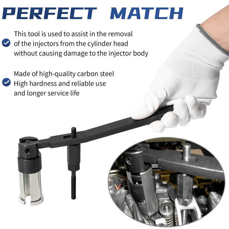 9010 Fuel Injector Remover Puller Fits for 5.9L & 6.7L