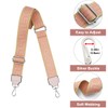 Bag Straps for Changing Silver Carabiner Adjustable Shoulder Strap for