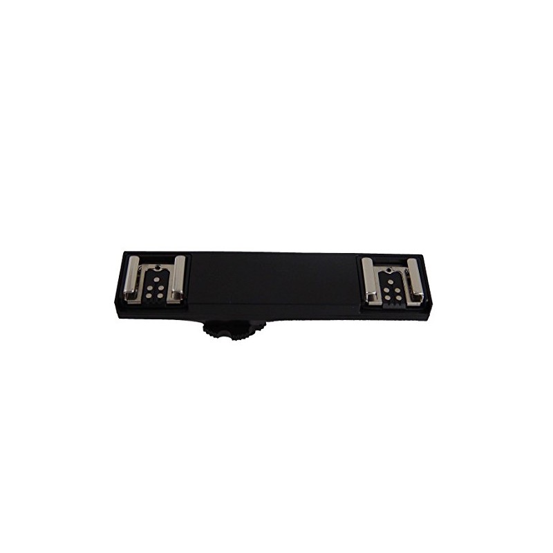 vhbw Dual Hot Shoe Adapter Compatible with Canon EOS 10D,