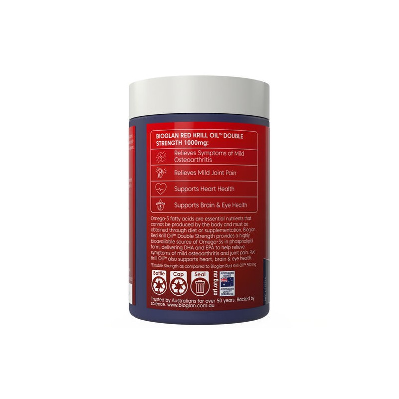 Bioglan Red Krill Oil Double Strength 1000mg 120s