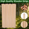 VIDETOL Pack of 100 Square Wooden Sticks, 30.5 x 0.5