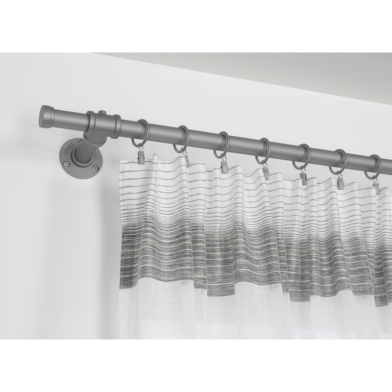 GARDINIA Industrial Home Series End Caps for Curtain Rods with