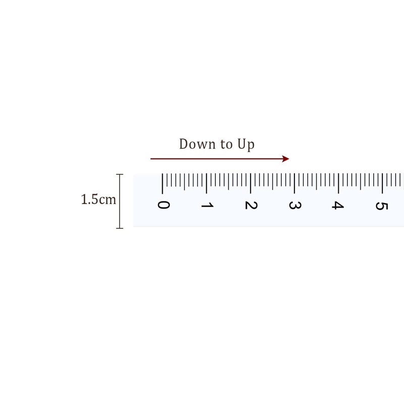 Kozelo Adhesive Tape Measure Metric - [100cm x Vertical Read]