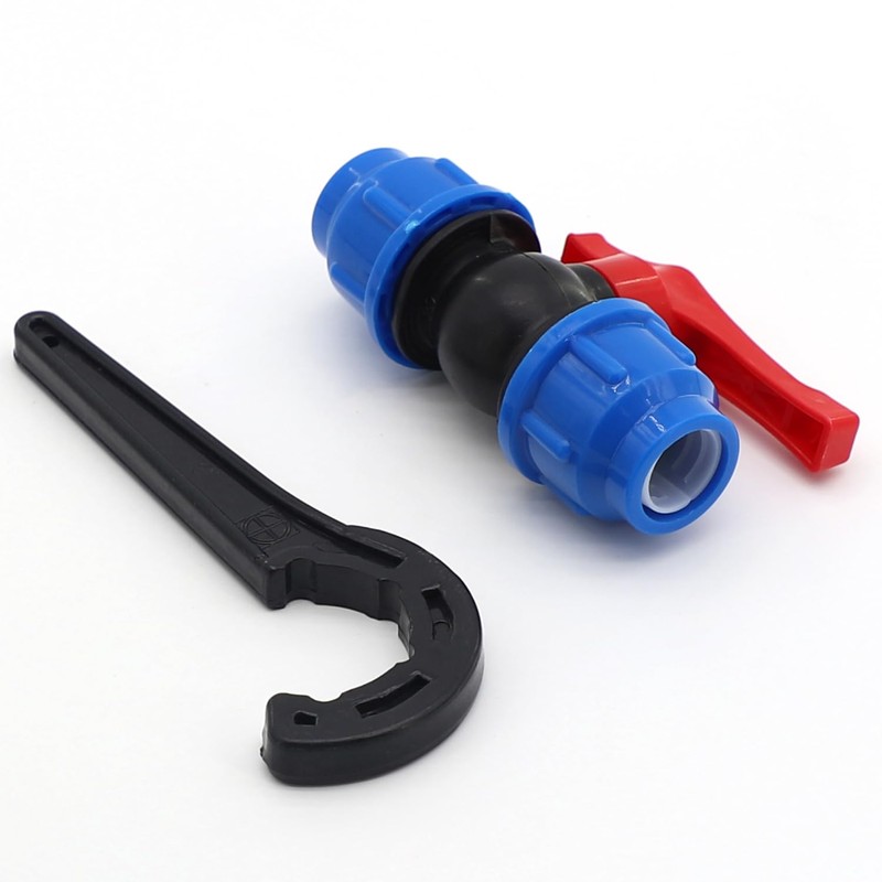 Fuworance 20mm (1/2") Stop Valve for HDPE or Alcathene Water