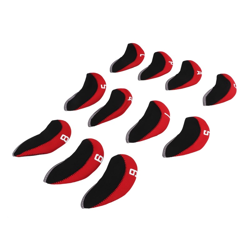 11PCS Golf Club Headcover Set Neoprene Numbered Golf Club Head